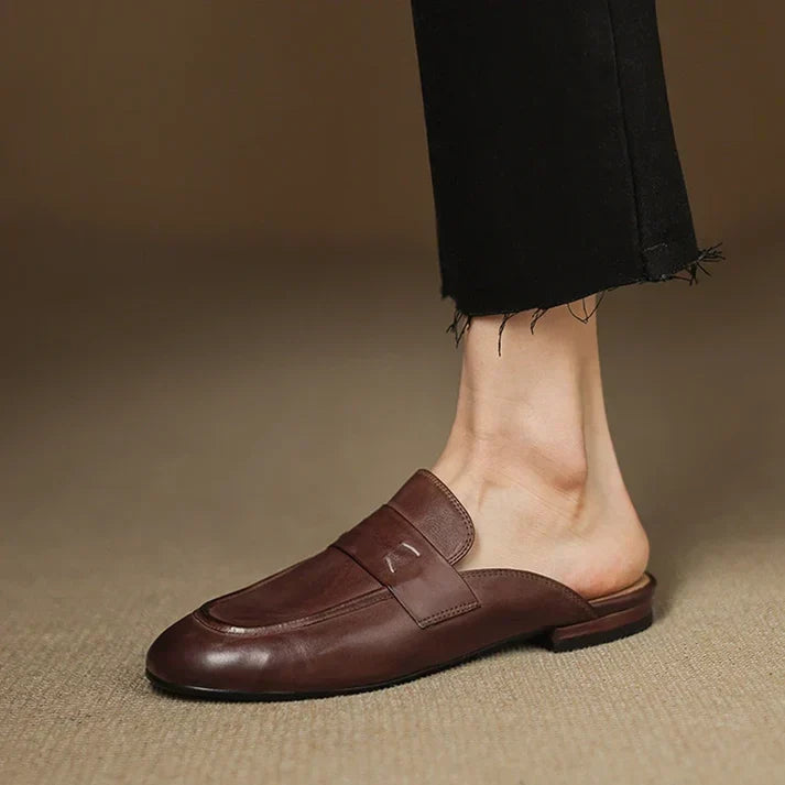 Aurora Genuine Leather Mules