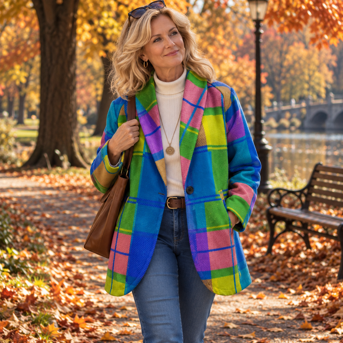 Jenneke | Checkered Jacket