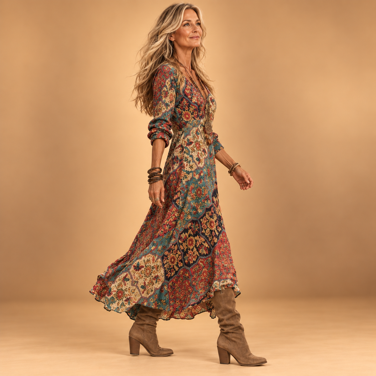 Lydia | Feminine Flowy Relaxed Fit Dress