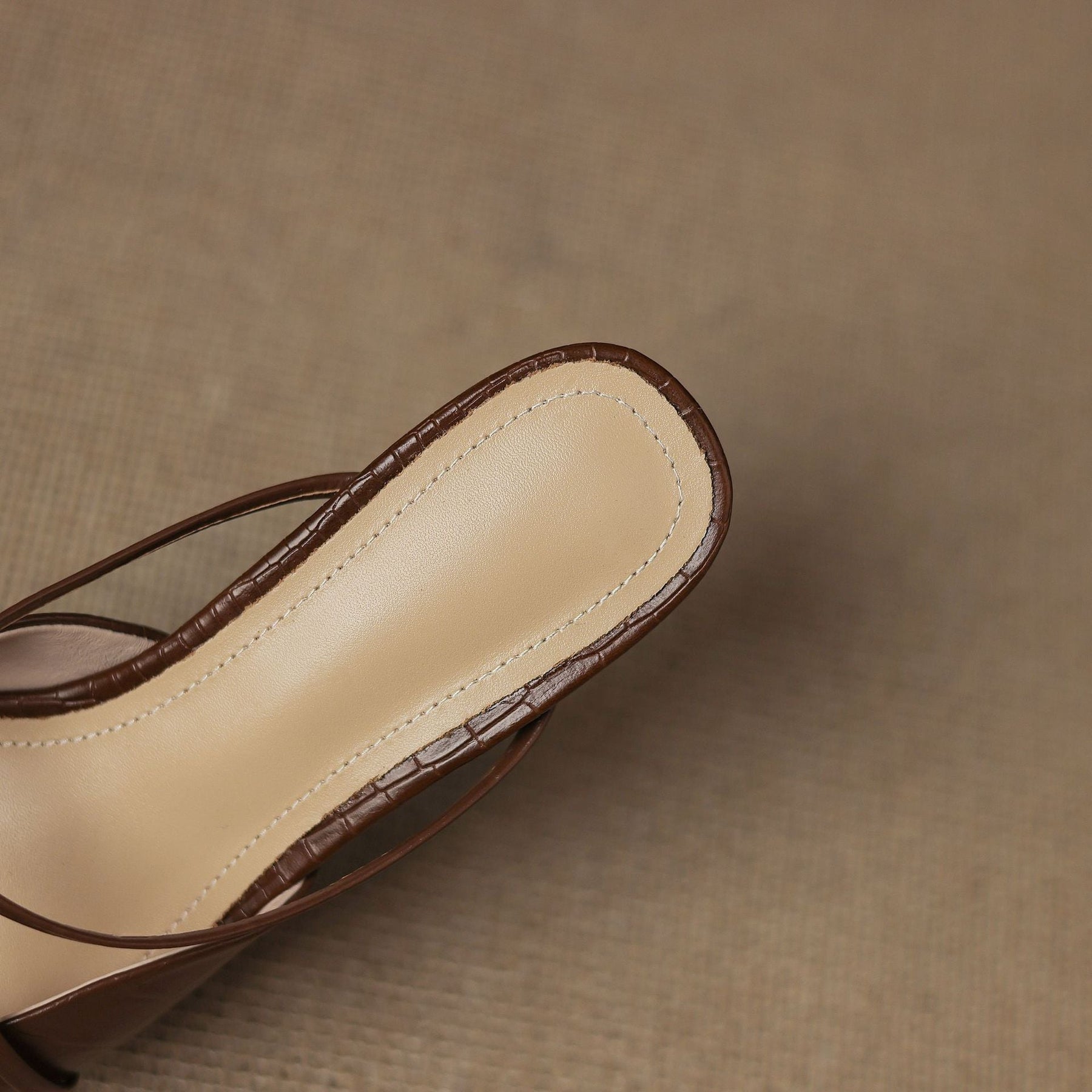 Gloria Genuine Leather Mules