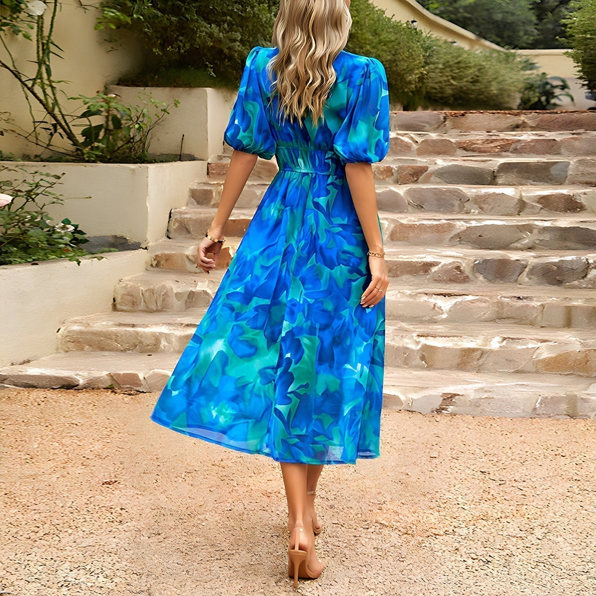 ANNELIE™ – Daydream Floral Midi Dress