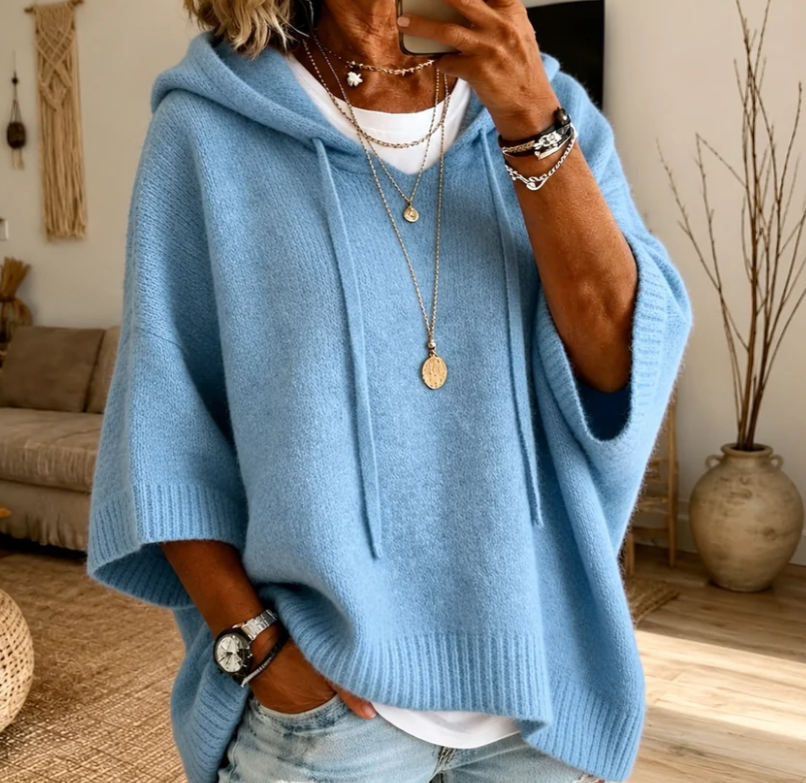 Camille – Poncho Sweater