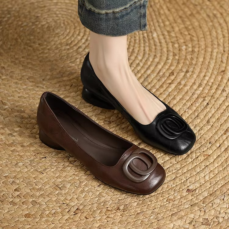 Opie | Leather Flats