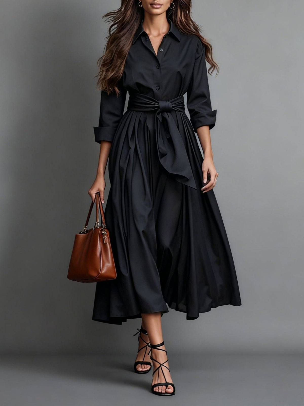 Marise™ | Elegant Maxi Dress with Bow Detail