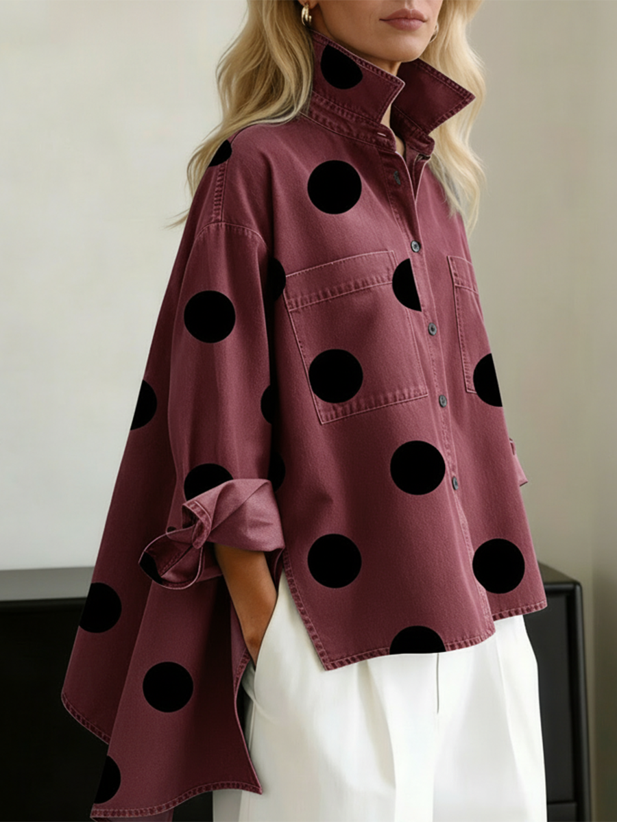 Peggy™ | Polka Dot Overshirt