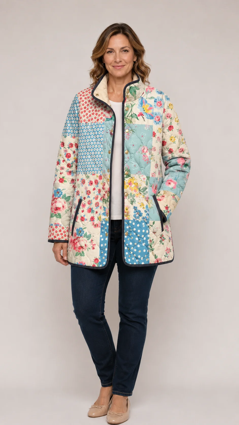 Romilly - Floral Quilted Jacket