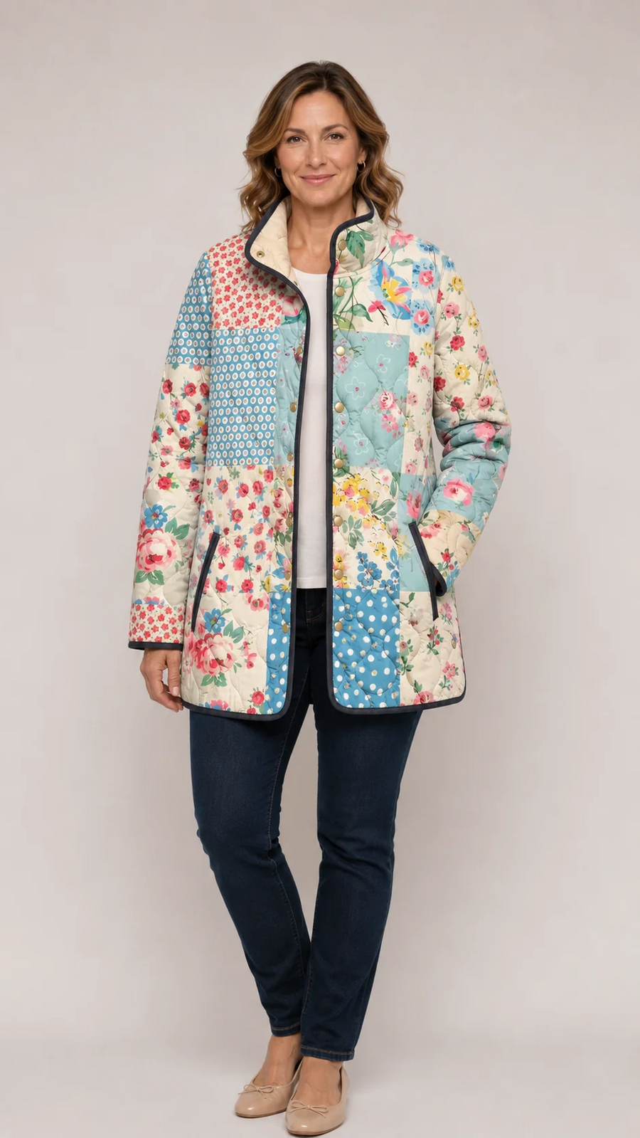 Romilly - Floral Quilted Jacket